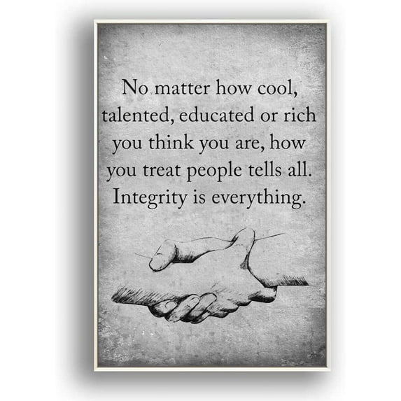 IDEA4WALL Framed Canvas Wall Art for Living Room, Bedroom Beautiful Quotes Canvas Prints for Modern Home Decoration Ready to Hang