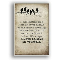 IDEA4WALL Framed Canvas Wall Art for Living Room, Bedroom Beautiful Quotes Canvas Prints for Modern Home Decoration Ready to Hang