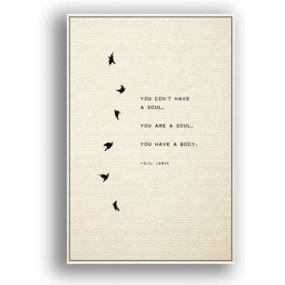 IDEA4WALL Framed Canvas Wall Art for Living Room, Bedroom Beautiful Quotes Canvas Prints for Modern Home Decoration Ready to Hang