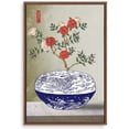 thumbnail image 1 of IDEA4WALL Framed Canvas Wall Art for Living Room, Bedroom Blue and White Porcelain Canvas Prints for Modern Home Decoration Ready to Hang, 1 of 4