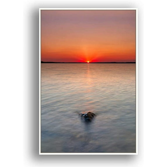 IDEA4WALL Framed Canvas Wall Art for Living Room, Bedroom Coast and Sea Canvas Prints for Modern Home Decoration Ready to Hang