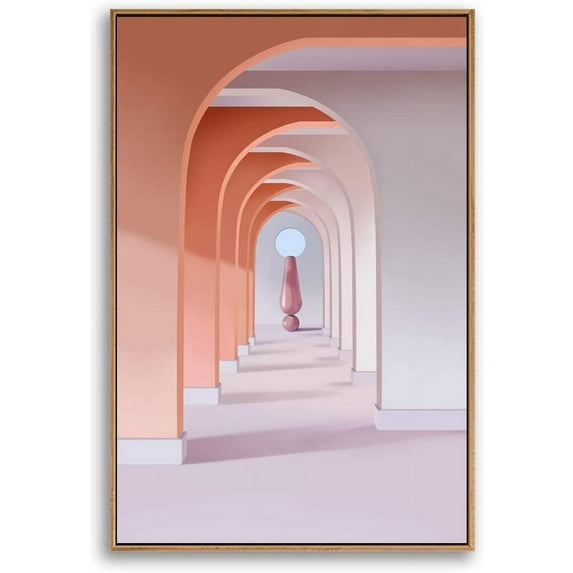 IDEA4WALL Framed Canvas Wall Art for Living Room, Bedroom Colorful Corridor Canvas Prints for Modern Home Decoration Ready to Hang