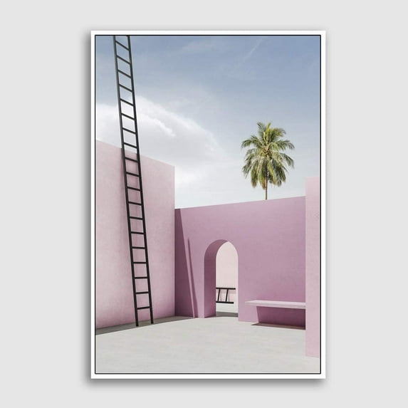 IDEA4WALL Framed Canvas Wall Art for Living Room, Bedroom Colorful Corridor Canvas Prints for Modern Home Decoration Ready to Hang