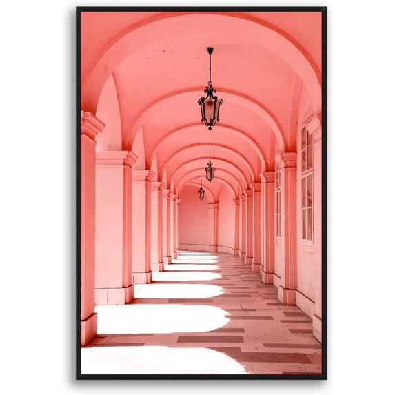 IDEA4WALL Framed Canvas Wall Art for Living Room, Bedroom Colorful Corridor Canvas Prints for Modern Home Decoration Ready to Hang