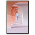 thumbnail image 1 of IDEA4WALL Framed Canvas Wall Art for Living Room, Bedroom Colorful Corridor Canvas Prints for Modern Home Decoration Ready to Hang, 1 of 4
