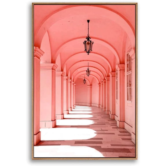 IDEA4WALL Framed Canvas Wall Art for Living Room, Bedroom Colorful Corridor Canvas Prints for Modern Home Decoration Ready to Hang