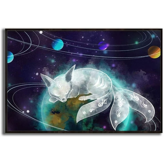 IDEA4WALL Framed Canvas Wall Art for Living Room, Bedroom Dreamland Theme Canvas Prints for Modern Home Decoration Ready to Hang