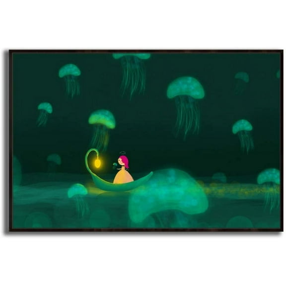 IDEA4WALL Framed Canvas Wall Art for Living Room, Bedroom Dreamland Theme Canvas Prints for Modern Home Decoration Ready to Hang