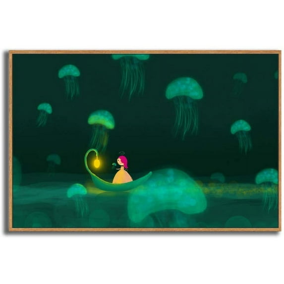 IDEA4WALL Framed Canvas Wall Art for Living Room, Bedroom Dreamland Theme Canvas Prints for Modern Home Decoration Ready to Hang