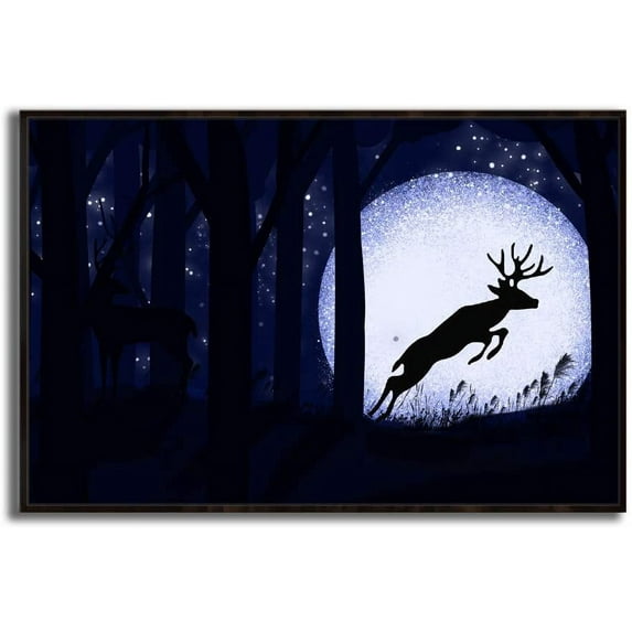 IDEA4WALL Framed Canvas Wall Art for Living Room, Bedroom Dreamland Theme Canvas Prints for Modern Home Decoration Ready to Hang