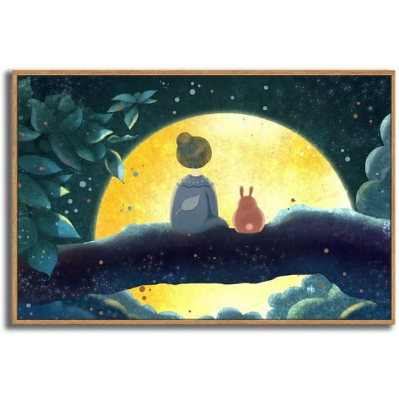 IDEA4WALL Framed Canvas Wall Art for Living Room, Bedroom Dreamland Theme Canvas Prints for Modern Home Decoration Ready to Hang