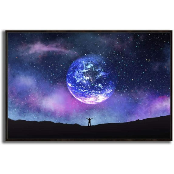 IDEA4WALL Framed Canvas Wall Art for Living Room, Bedroom Dreamland Theme Canvas Prints for Modern Home Decoration Ready to Hang