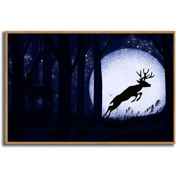 IDEA4WALL Framed Canvas Wall Art for Living Room, Bedroom Dreamland Theme Canvas Prints for Modern Home Decoration Ready to Hang