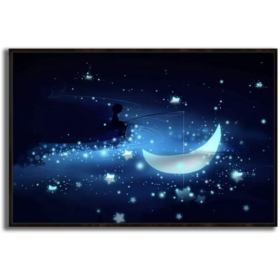 IDEA4WALL Framed Canvas Wall Art for Living Room, Bedroom Dreamland Theme Canvas Prints for Modern Home Decoration Ready to Hang