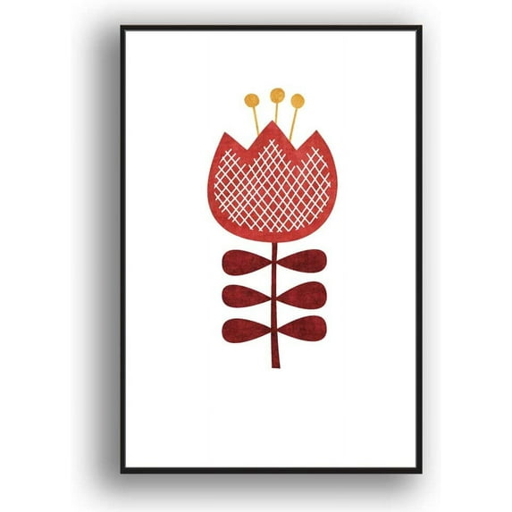 IDEA4WALL Framed Canvas Wall Art for Living Room, Bedroom Fashion Girl Canvas Prints for Modern Home Decoration Ready to Hang - 24"x36" inches