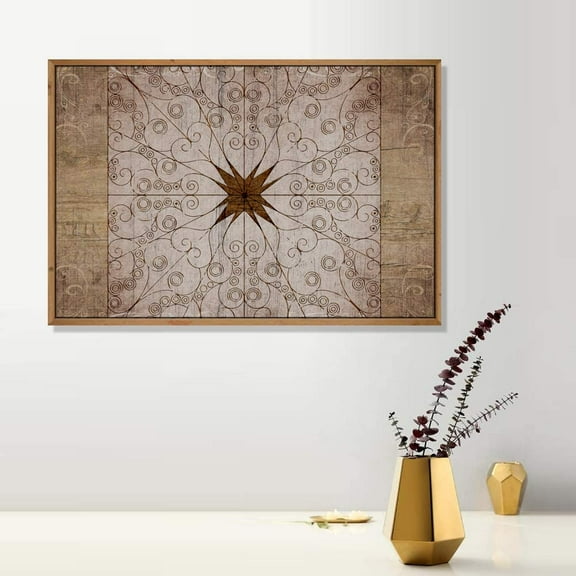IDEA4WALL Framed Canvas Wall Art for Living Room, Bedroom Flower Pattern Canvas Prints for Modern Home Decoration Ready to Hang