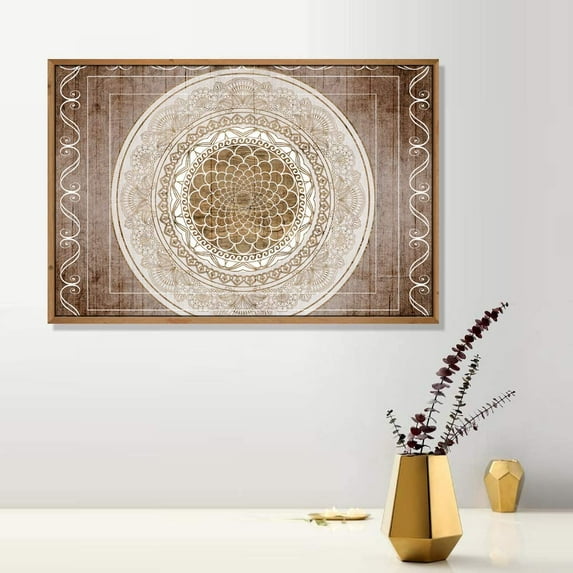 IDEA4WALL Framed Canvas Wall Art for Living Room, Bedroom Flower Pattern Canvas Prints for Modern Home Decoration Ready to Hang