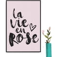 thumbnail image 1 of IDEA4WALL Framed Canvas Wall Art for Living Room, Bedroom French Quotes Canvas Prints for Modern Home Decoration Ready to Hang, 1 of 4