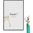 thumbnail image 1 of IDEA4WALL Framed Canvas Wall Art for Living Room, Bedroom French Quotes Canvas Prints for Modern Home Decoration Ready to Hang, 1 of 4