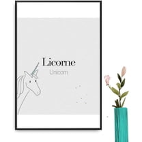 IDEA4WALL Framed Canvas Wall Art for Living Room, Bedroom French Quotes Canvas Prints for Modern Home Decoration Ready to Hang