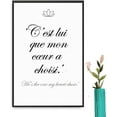thumbnail image 1 of IDEA4WALL Framed Canvas Wall Art for Living Room, Bedroom French Quotes Canvas Prints for Modern Home Decoration Ready to Hang, 1 of 4