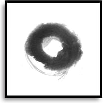 IDEA4WALL Framed Canvas Wall Art for Living Room, Bedroom Ink Painting Style Canvas Prints for Modern Home Decoration Ready to Hang