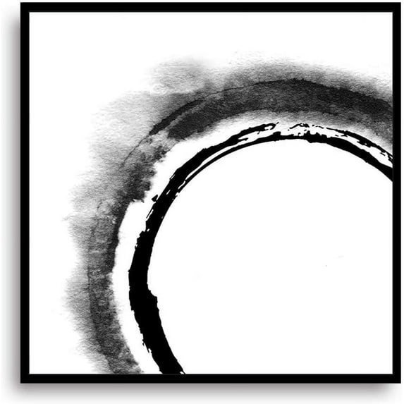 IDEA4WALL Framed Canvas Wall Art for Living Room, Bedroom Ink Painting Style Canvas Prints for Modern Home Decoration Ready to Hang