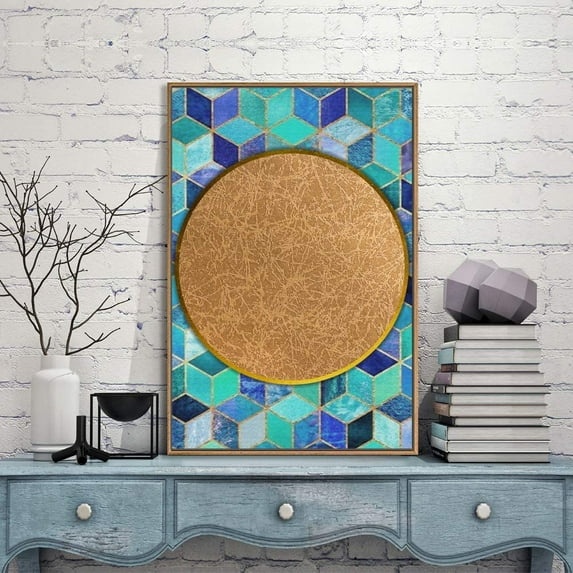 IDEA4WALL Framed Canvas Wall Art for Living Room, Bedroom Moon Canvas Prints for Modern Home Decoration Ready to Hang