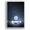 thumbnail image 1 of IDEA4WALL Framed Canvas Wall Art for Living Room, Bedroom Moon with Bright Canvas Prints for Modern Home Decoration Ready to Hang, 1 of 4