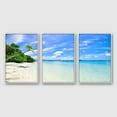 thumbnail image 1 of IDEA4WALL Framed Canvas Wall Art for Living Room, Bedroom Ocean Sea Beach Canvas Prints for Modern Home Decoration Ready to Hang, 1 of 4
