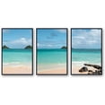 thumbnail image 1 of IDEA4WALL Framed Canvas Wall Art for Living Room, Bedroom Ocean Sea Beach Canvas Prints for Modern Home Decoration Ready to Hang, 1 of 4