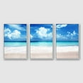 thumbnail image 1 of IDEA4WALL Framed Canvas Wall Art for Living Room, Bedroom Ocean Sea Beach Canvas Prints for Modern Home Decoration Ready to Hang, 1 of 4