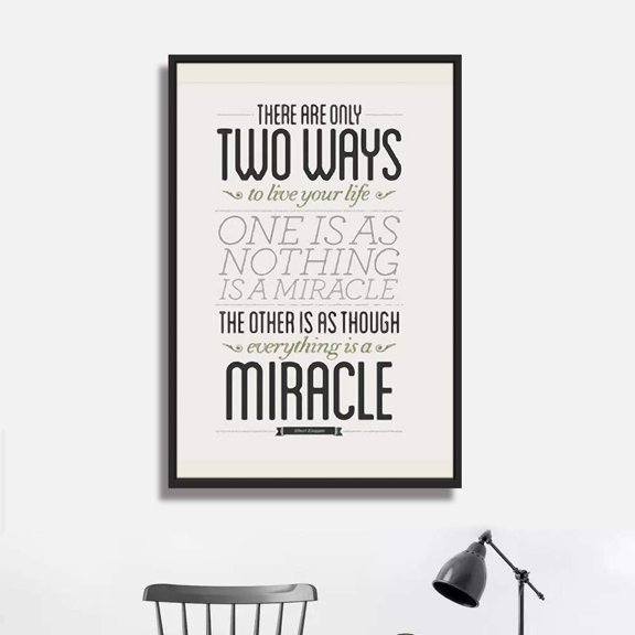 IDEA4WALL Framed Canvas Wall Art for Living Room, Bedroom Quotes Canvas Prints for Modern Home Decoration Ready to Hang