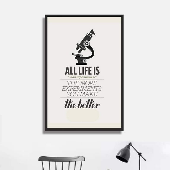 IDEA4WALL Framed Canvas Wall Art for Living Room, Bedroom Quotes Canvas Prints for Modern Home Decoration Ready to Hang