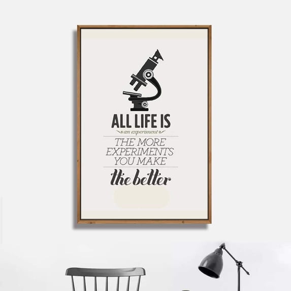 IDEA4WALL Framed Canvas Wall Art for Living Room, Bedroom Quotes Canvas Prints for Modern Home Decoration Ready to Hang