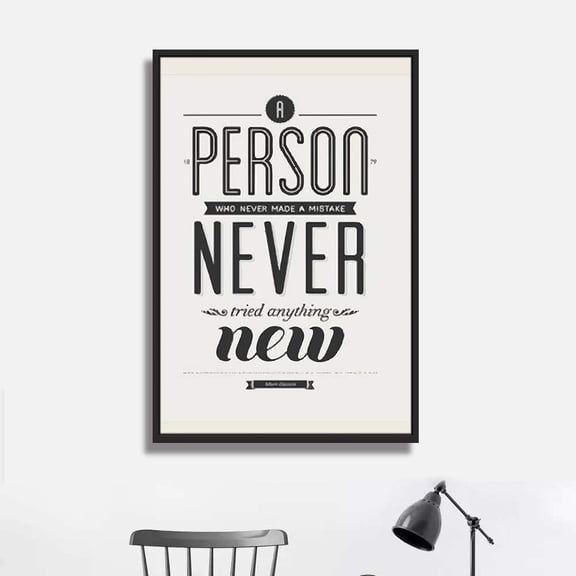 IDEA4WALL Framed Canvas Wall Art for Living Room, Bedroom Quotes Canvas Prints for Modern Home Decoration Ready to Hang