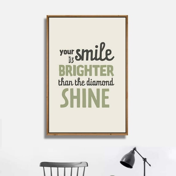 IDEA4WALL Framed Canvas Wall Art for Living Room, Bedroom Quotes Canvas Prints for Modern Home Decoration Ready to Hang