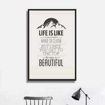 IDEA4WALL Framed Canvas Wall Art for Living Room, Bedroom Quotes Canvas Prints for Modern Home Decoration Ready to Hang