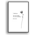 thumbnail image 1 of IDEA4WALL Framed Canvas Wall Art for Living Room, Bedroom Simple Words Canvas Prints for Modern Home Decoration Ready to Hang, 1 of 4