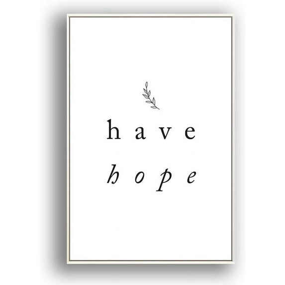 IDEA4WALL Framed Canvas Wall Art for Living Room, Bedroom Simple Words Canvas Prints for Modern Home Decoration Ready to Hang