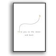thumbnail image 1 of IDEA4WALL Framed Canvas Wall Art for Living Room, Bedroom Simple Words Canvas Prints for Modern Home Decoration Ready to Hang, 1 of 4