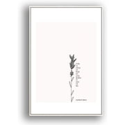 IDEA4WALL Framed Canvas Wall Art for Living Room, Bedroom Simple Words Canvas Prints for Modern Home Decoration Ready to Hang