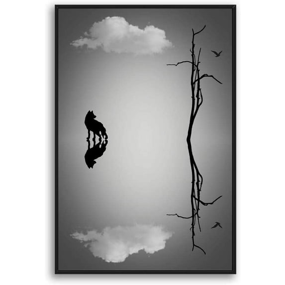 IDEA4WALL Framed Canvas Wall Art for Living Room, Bedroom Sky Canvas Prints for Modern Home Decoration Ready to Hang
