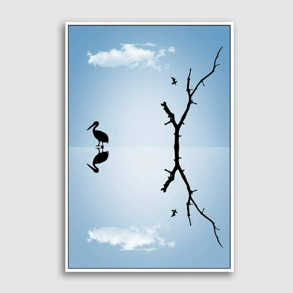 IDEA4WALL Framed Canvas Wall Art for Living Room, Bedroom Sky Canvas Prints for Modern Home Decoration Ready to Hang