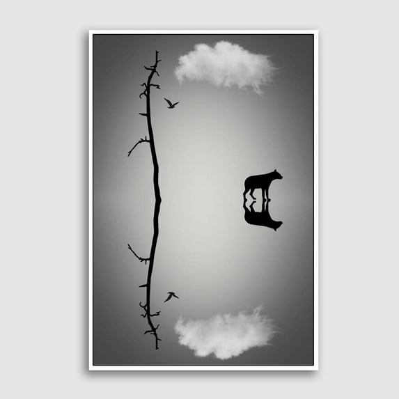 IDEA4WALL Framed Canvas Wall Art for Living Room, Bedroom Sky Canvas Prints for Modern Home Decoration Ready to Hang