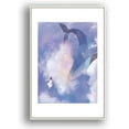 thumbnail image 1 of IDEA4WALL Framed Canvas Wall Art for Living Room, Bedroom Whale Canvas Prints for Modern Home Decoration Ready to Hang, 1 of 4
