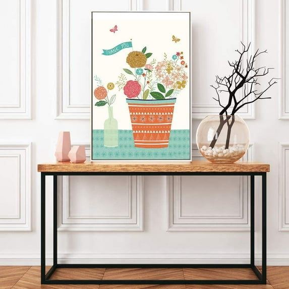 IDEA4WALL Framed Floral Wall Art Canvas Prints Flowers Painting Pictures for Home Decor