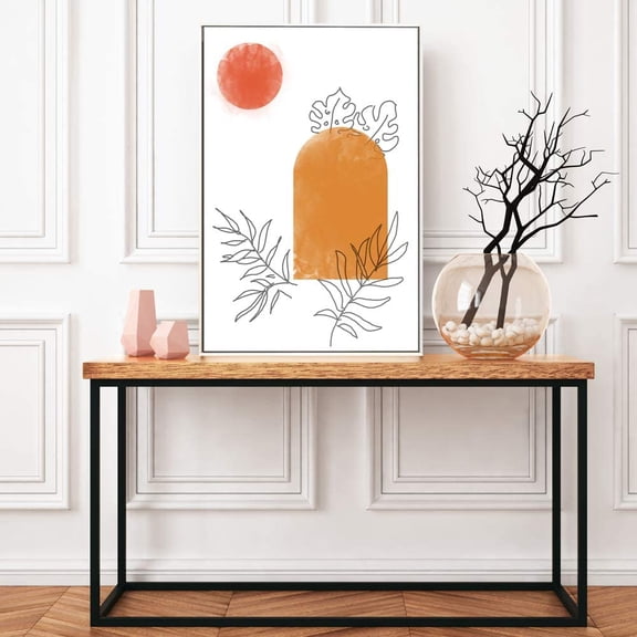 IDEA4WALL Framed Floral Wall Art Canvas Prints Flowers Painting Pictures for Home Decor