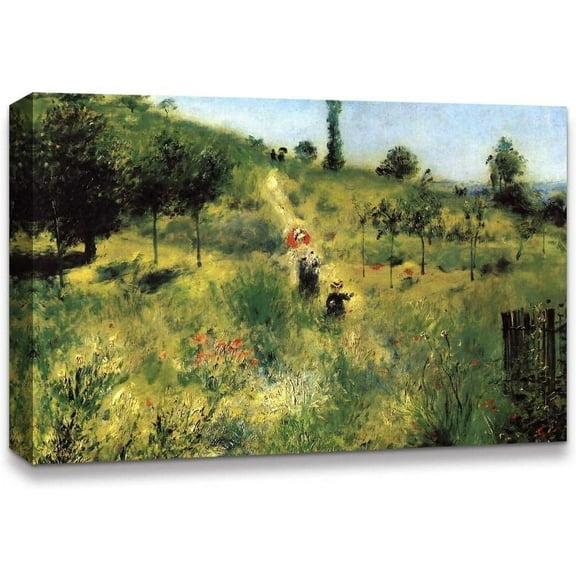 IDEA4WALL La Grenouillere by Pierre Auguste Renoir Canvas Wall Art Famous Art Prints for Home Wall Decor, 32"x48"
