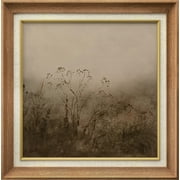 IDEA4WALL Premium Frame Wall Art Autumn Whispers Subtle Floral Elegance Wilderness Nature Vintage Landscape Print Antique Fine Art Retro Historic Wall Decor for Living Room, Office - 26x26 Natural